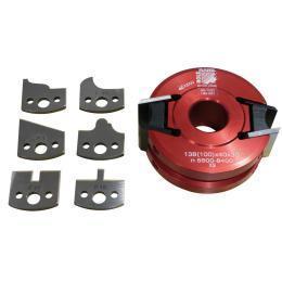 Головка ножова профільна універсальна в комплекті Holzmann UNISET40