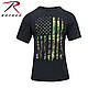 Футболка чоловіча вінтажна патріотична Distressed US Flag Athletic Fit з прапором США чорна США, фото 4