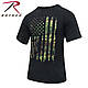 Футболка чоловіча вінтажна патріотична Distressed US Flag Athletic Fit з прапором США чорна США, фото 6
