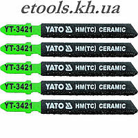 Набір пилок із кераміки для електролобзика Yato YT-3421