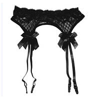 Пояс для панчіх жіночий універсальний чорний