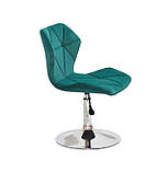 Стілець майстра Торіно на диску TORINO Б-Т CH - BASE зелений оксамит, фото 3