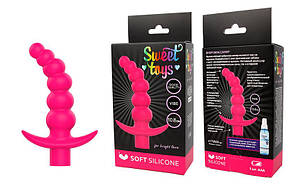 ВІБРОМАССАЖОР L 108 мм D 17x28x33 мм, колір яскраво-рожевий