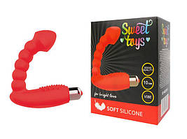 ВІБРОМАССАЖОР L робочої частини 100 мм D 19x30 мм, колір червоний