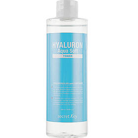 Гіалуроновий тонер для обличчя Secret Key Hyaluron Soft Micro-Peel Toner 500 мл (8809305995347)