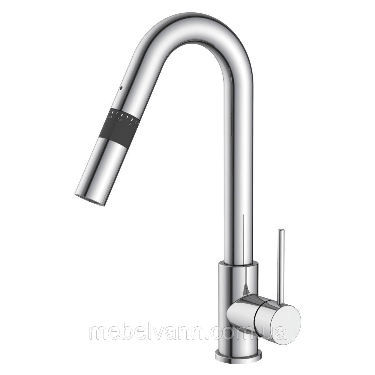 LESNA змішувач для кухні, хром, IMPRESE 55070, фото 1