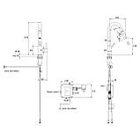 LESNA змішувач для кухні, хром, IMPRESE 55070, фото 3