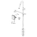 LESNA змішувач для кухні, хром, IMPRESE 55070, фото 4