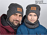 Зимова шапка на флісі Premium Quality унісекс. Шапка для хлопчика, для дівчинки, жіноча шапка, чоловіча шапка, фото 3