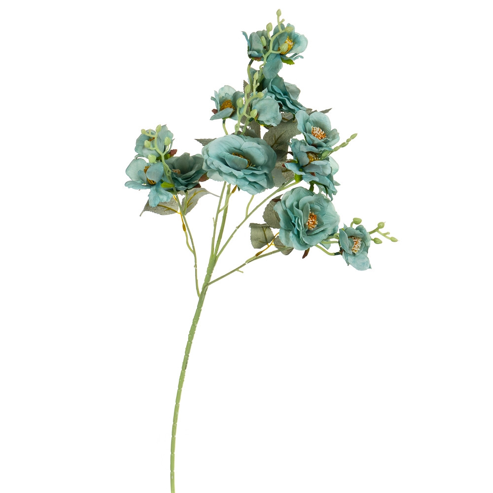 Гілка "Еустома" блакитна, в пакованні 6 шт. (8102-013)