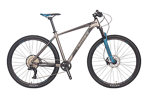 Велосипед найнер Crosser Solo 29" (рама 21, 1*12) L-TWOO+Shimano сіро-синій