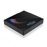 Смарт ТВ-приставка H96 Max 4gb/32gb 6K Ultra HD SmartTV Андроїд Android TV box + клавіатура, фото 3