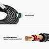 Аудіо кабель стерео HI-FI UGREEN AV127 AUX 3.5mm - 6.3mm Male, TRS, 1 / 4-1 / 8 дюйма, фото 7