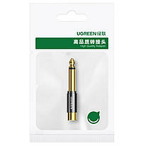 Перехідник RCA адаптер на 6.35/6.5 jack аудіо адаптер Ugreen, фото 3
