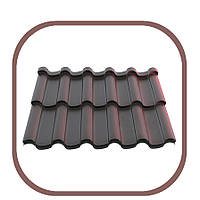 Металлочерепица для крыши Elegant с покрытием