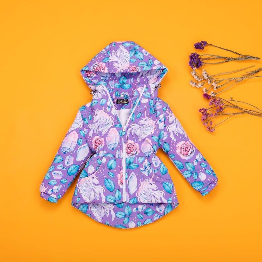 Демисезонная детская парка с капюшоном ( размеры 86, 92, 98, 104, 110, 116, 122, 128, 134 )