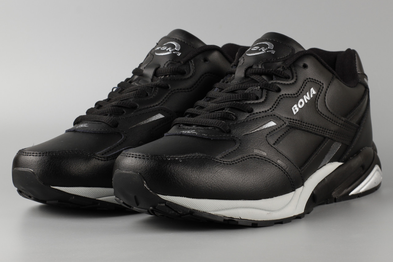 Кросівки унісекс жіночі чорні Bona 795C-2 Бона Розміри 36, фото 1
