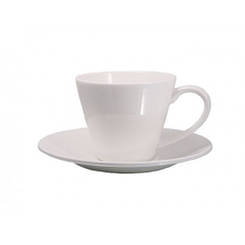 Чашка чайна WILMAX 180мл з блюдцем Колір білий 993004