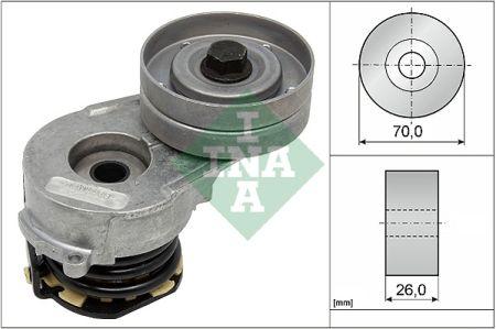 Натяжна планка ременя HONDA CIVIC; OPEL ASTRA H, COMBO, CORSA C, CORSA D , MERIVA A, ZAFIRA B. INA. 534, фото 1