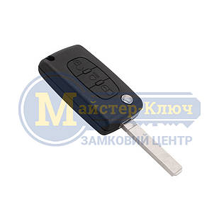 Корпус для викидного ключа Citroen CE0536 - L (3 кнопки) [VA2]
