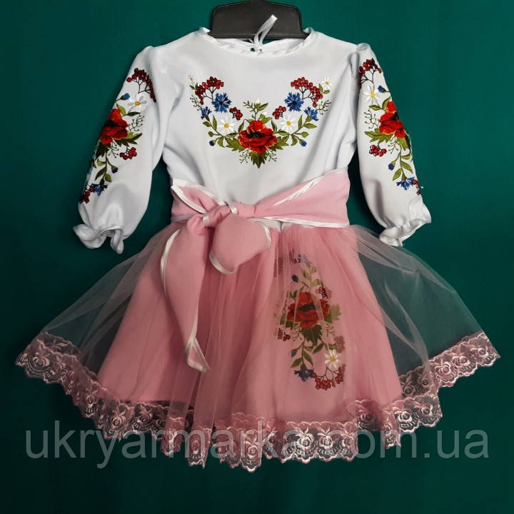 Вишите плаття для дівчинки "Саша"