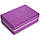 Блок для фітнесу і йоги (цегла) з отвором Record FI-5163 фіолетовий, фото 5