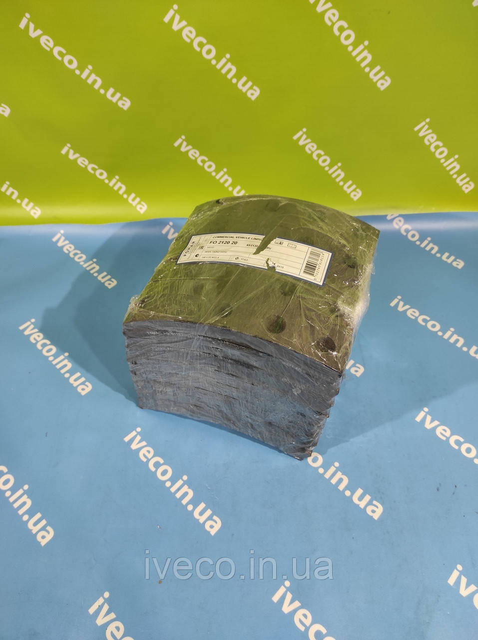 Накладки гальмівні Iveco EuroStar EuroTech Івеко Євростар ремонт No2 товщина 22,4 мм 19342 19262 1906201