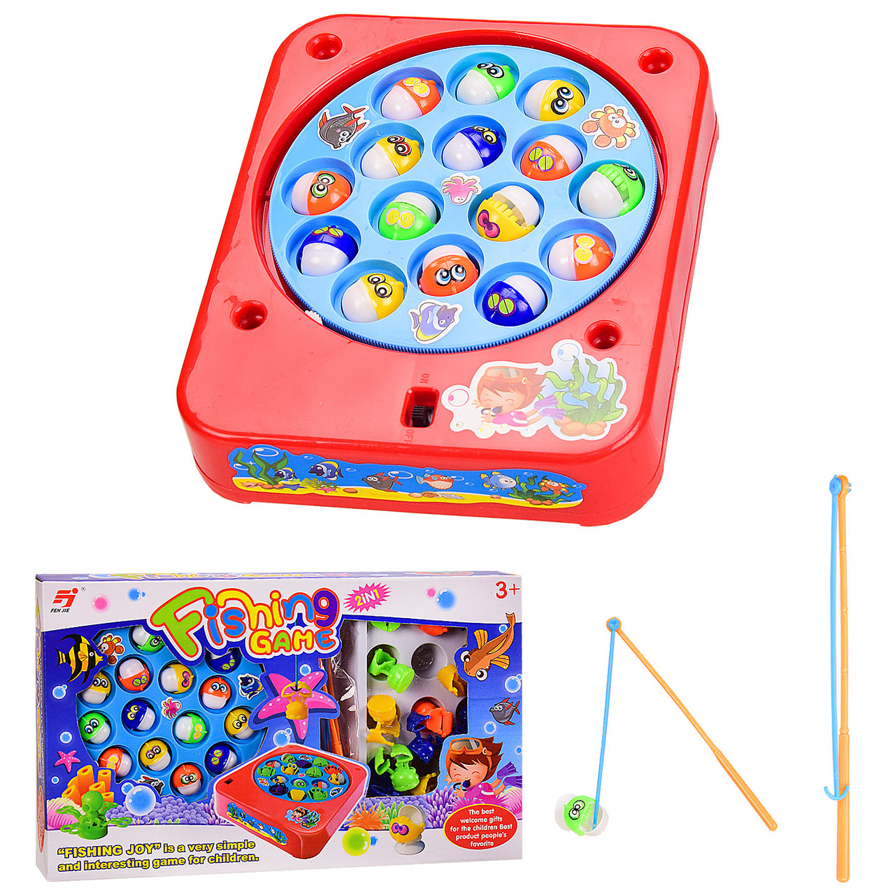 Гра риболовля FJ5002-2B, на батарейці, звук, фото 1