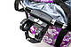 Велосумка — кошик BRAVVOS CK-082 на кермо фіолетовий з квітами (BIB-034), фото 3