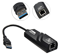 Переходник Интернет ЮСБ HUB ethernet to USB адаптер езернет сетевой кабель LAN по ЮСБ 3.0 RJ45