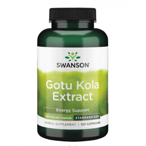 Swanson Gotu Kola Extract 100 mg, Екстракт Готу кола (120 капс.)