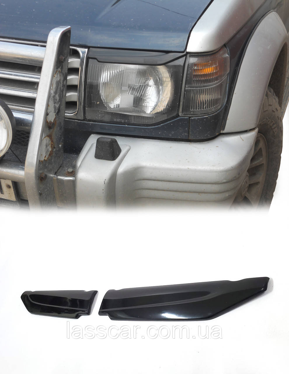 Вії LASSCAR на Mitsubishi Pagero Wagon 2