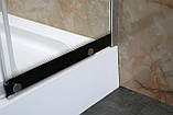 TOKAI599-07 душова кабіна 90*90*200 см, на дрібному піддоні 15 см, профіль хром, скло прозоре, фото 7