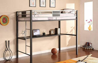 Ліжко двоярусна в стилі Лофт, ЛЛ12