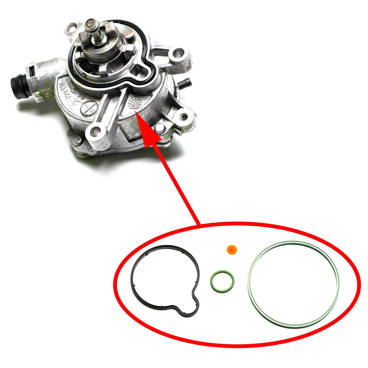 Ремкомплект вакуумного насосу Volvo 31375107, 31258031, фото 1