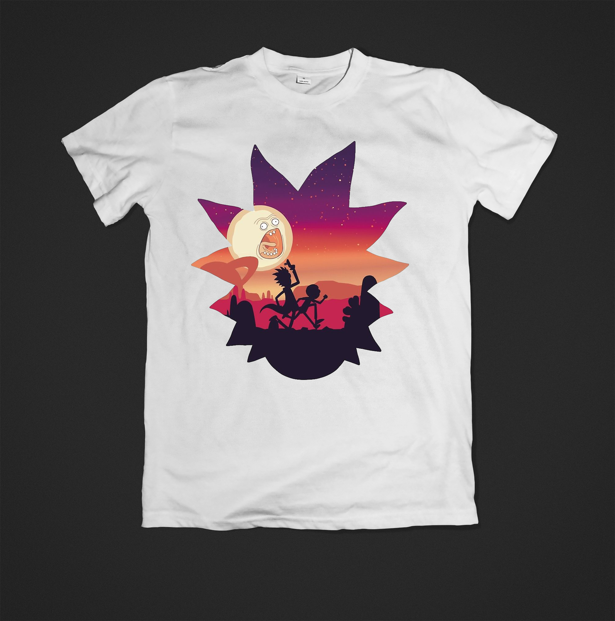 Футболка YOUstyle rick and morty 0686 XXL White, фото 1