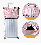 Сумка велика спортивна водонепроникна чорна, фото 9