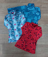 Теплая туника (водолазка) для девочки на байке, детское платье с карманами 32
