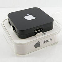 Хаб USB 2.0 4-х портовий IHUB-2 Чорний