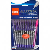 Ручка масляная фиолетовая Cello Maxriter