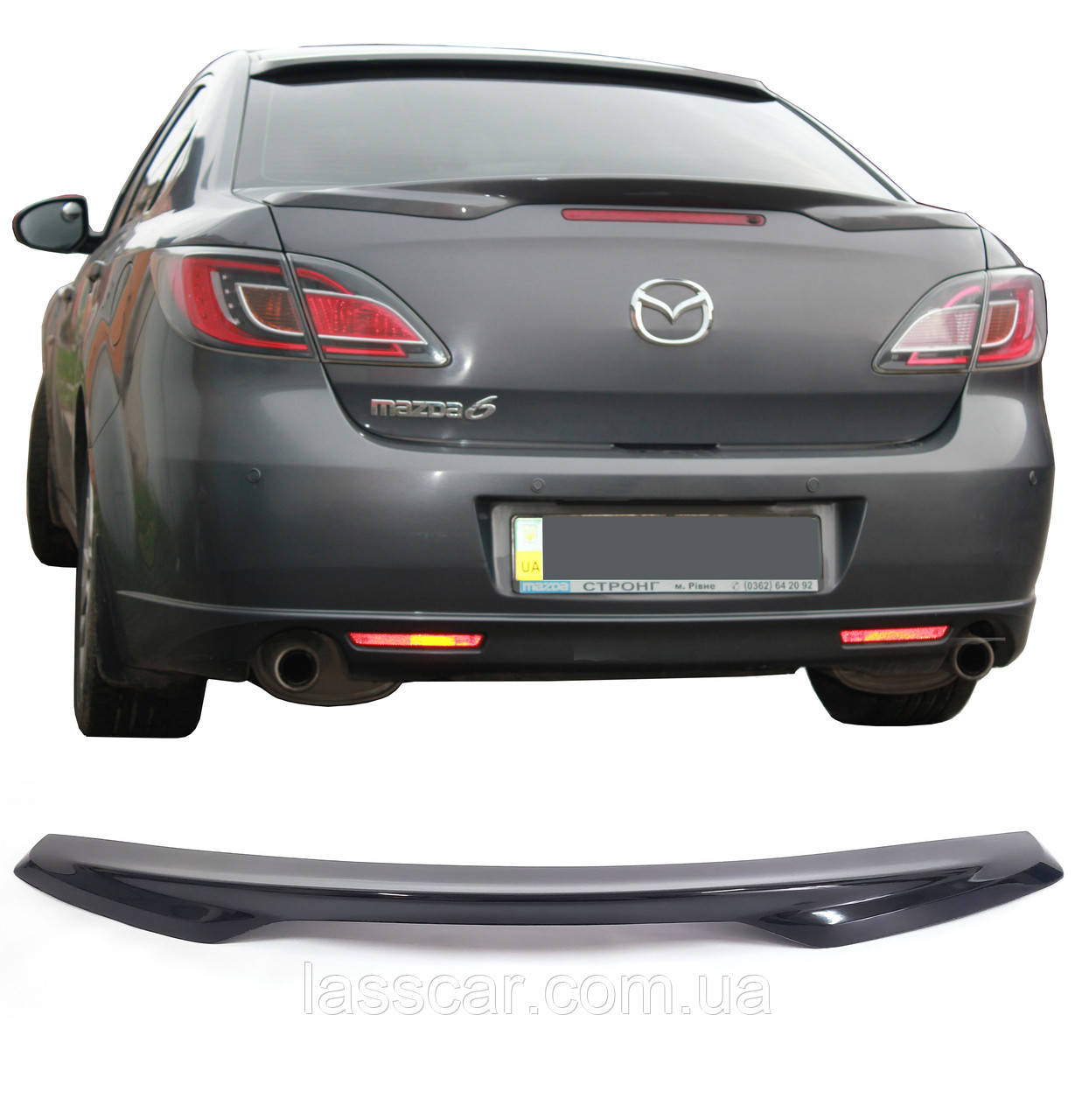 Спойлер LASSCAR на Mazda 6