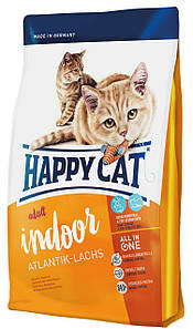 Сухий корм Happy Cat Indoor Atlantik Lachs для котів, що живуть у приміщенні  з атлантичним лососем 4КГ