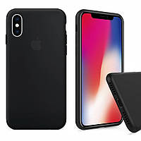 Чехол Silicone Full Cover для iPhone X / XS Black