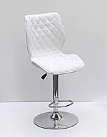 Барный стул Тони TONI BAR CH - BASE белый шенилл, стул для визажа