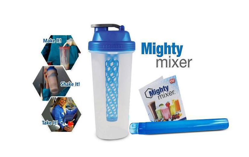 Стакан - шейкер для коктейлів Mighty Mixer ручний, фото 1