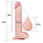 Фалоімітатор з сім'явипорскуванням Squirt Extreme Dildo Flesh 10", 25,5х4,8 див., фото 10