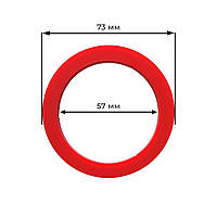 Резиновое кольцо группы Faema (красное) (73x57x8мм) Силикон