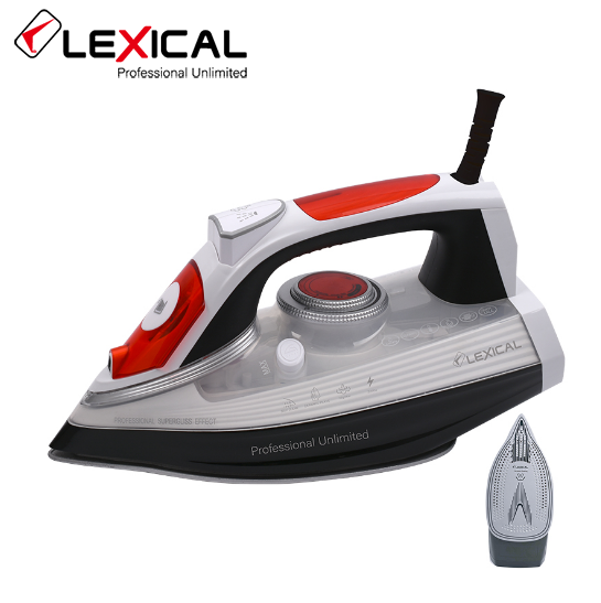 Парова праска LEXICAL LSI-1009 з керамічної підошвою 2200W, Вертикальне відпарювання