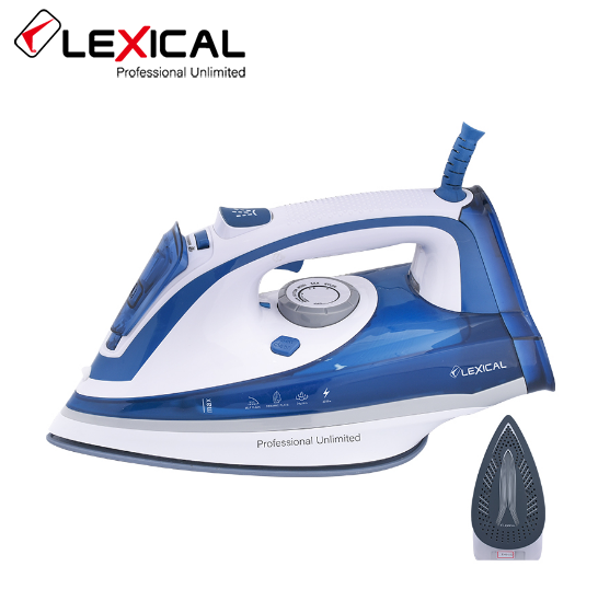 Парова праска LEXICAL LSI-1012 з керамічної підошвою 2000w, Вертикальне відпарювання, фото 1
