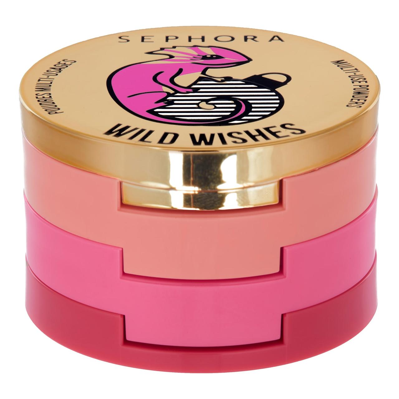 ПАЛЕТКА ДЛЯ МАКИЯЖА ЛИЦА, ГЛАЗ И ГУБ SEPHORA COLLECTION WILD WISHES Multi-Purpose Powders - фото 6 - id-p1352783638